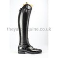 Secchiari Boots - Black Smooth Leather With Bullskin Inside Leg-Ladies Riding Boots-Secchiari-The Yard