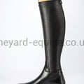 Secchiari Boots - Black with Croc TopsLadies Riding Boots Standard Elastic PanelThe Yard