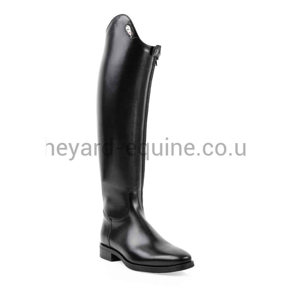 Secchiari Boots - Men's Black Leather Dressage Boots Elasticated PanelUnisex Riding BootsThe Yard