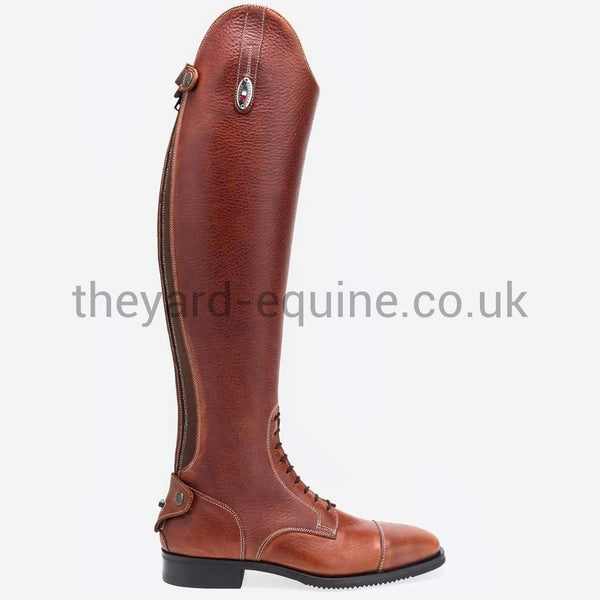 Secchiari Boots - Model 101W/100W Tan Cotto-Ladies Riding Boots Standard Elastic Panel-Secchiari-The Yard