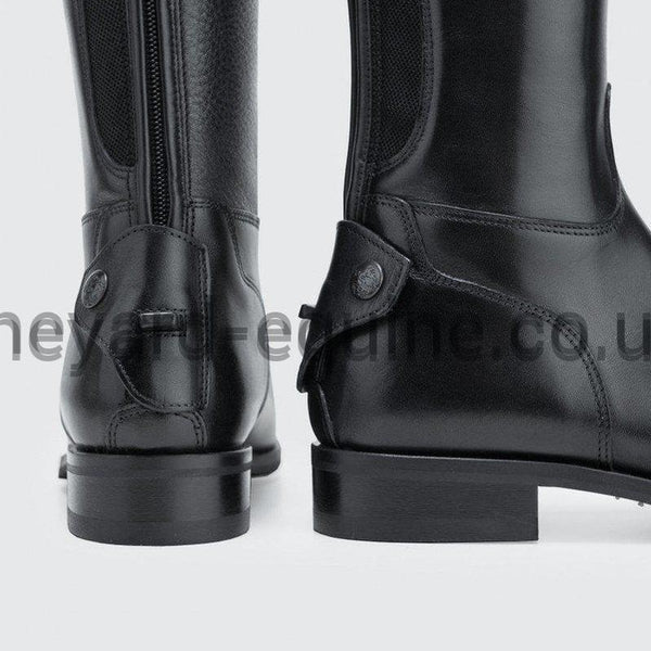 Secchiari Boots - Model 801W/800W Elasticated Panel Black-Ladies Riding Boots Standard Elastic Panel-Secchiari-The Yard