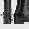 Secchiari Boots - Model 801W/800W Elasticated Panel Black-Ladies Riding Boots Standard Elastic Panel-Secchiari-The Yard