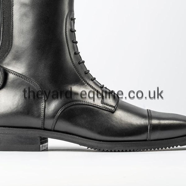 Secchiari Boots - Model 801W/800W Elasticated Panel Black-Ladies Riding Boots Standard Elastic Panel-Secchiari-The Yard