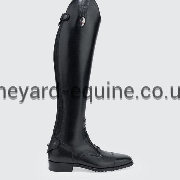Secchiari Boots - Model 801W/800W Elasticated Panel Black-Ladies Riding Boots Standard Elastic Panel-Secchiari-The Yard