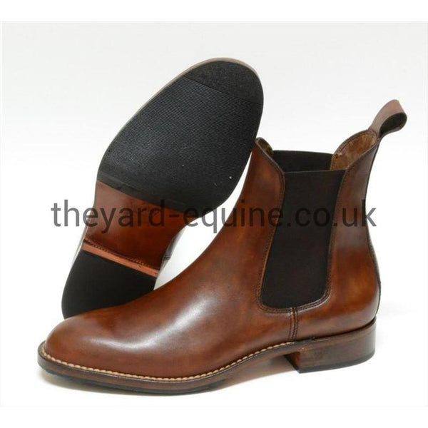 Secchiari Chelsea Boots - Antique Brown-Riding Boots-Secchiari-Antique Brown-2.5UK/35-The Yard
