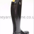 Secchiari Men's Boots - Black Calfskin Elasticated Panel-Mens Riding Boots-Secchiari-The Yard