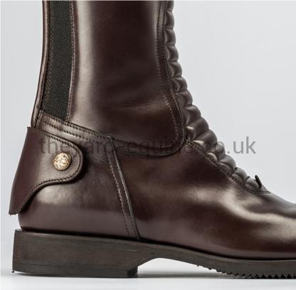 Secchiari Men's Boots - Zeus GP Brown-Mens Riding Boots Standard Elastic Panel-Secchiari-The Yard