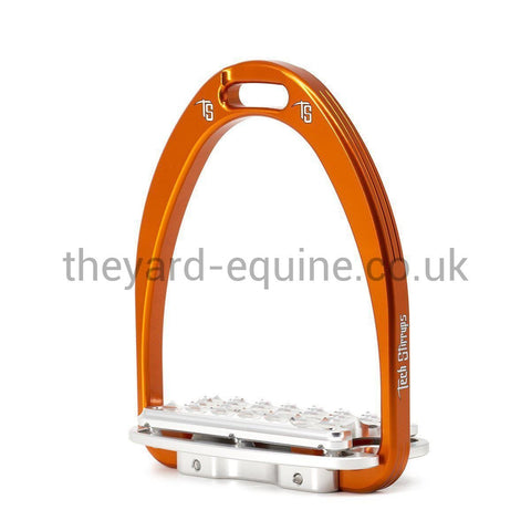 Tech Siena Plus Jumping/Cross Country Stirrups-Stirrups-Tech Stirrups-Orange-Adult-The Yard