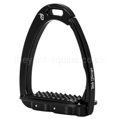 Tech Venice Dressage Sloped Safety Stirrups-Stirrups-Tech Stirrups-Adult-Black-The Yard
