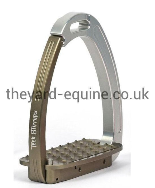 Tech Venice Evo Safety Stirrups-Stirrups-Tech Stirrups-Black-Rose Gold-Adult-The Yard