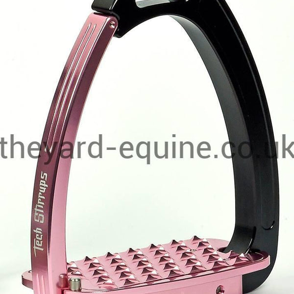 Tech Venice Evo Safety Stirrups-Stirrups-Tech Stirrups-Black-Rose Gold-Adult-The Yard