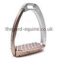 Tech Venice Evo Safety Stirrups-Stirrups-Tech Stirrups-Black-Rose Gold-Adult-The Yard