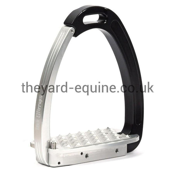 Tech Venice Evo Safety Stirrups-Stirrups-Tech Stirrups-Black-Silver-Adult-The Yard