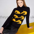 Vestrum Jumper - KNIT TURTLE NECK SAPPADA-Jumper-Vestrum-S/UK8-Black/Yellow-The Yard