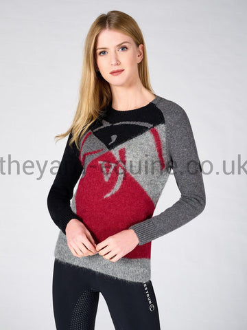 Vestrum Jumper - KNITWEAR INZELL RED AND GREY-Jumper-Vestrum-S/UK8-Red/Grey-The Yard