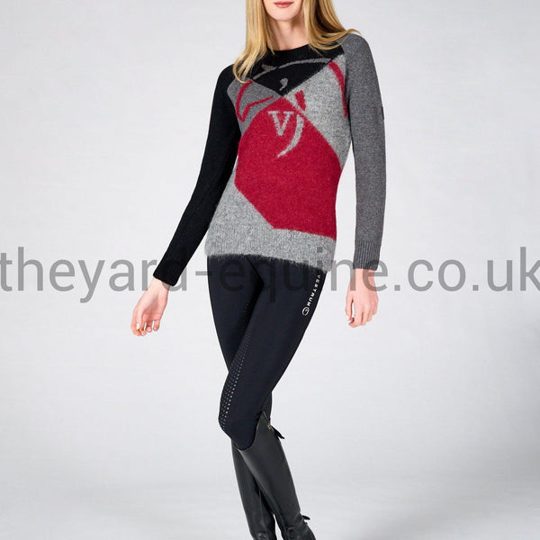 Vestrum Jumper - KNITWEAR INZELL RED AND GREY-Jumper-Vestrum-S/UK8-Red/Grey-The Yard