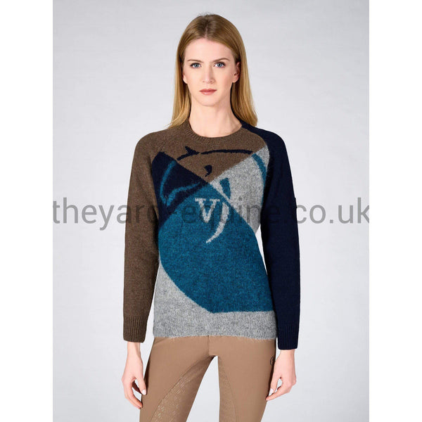 Vestrum Jumper - KNITWEAR INZELL TEAL AND NAVY-Jumper-Vestrum-S/UK8-Navy/Teal-The Yard