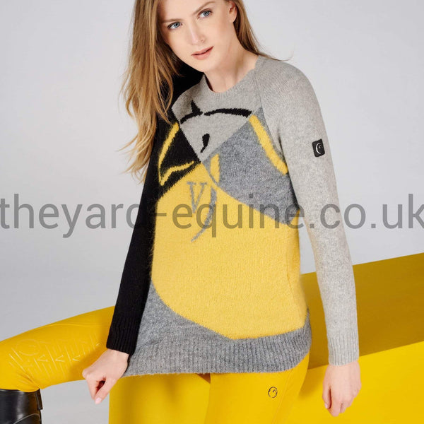 Vestrum Jumper - KNITWEAR INZELL YELLOW AND GREY-Jumper-Vestrum-S/UK8-Yellow/Grey-The Yard
