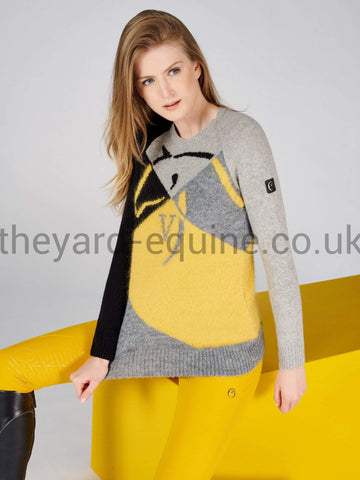 Vestrum Jumper - KNITWEAR INZELL YELLOW AND GREY-Jumper-Vestrum-S/UK8-Yellow/Grey-The Yard