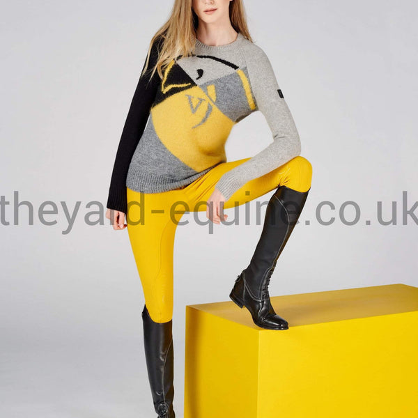 Vestrum Jumper - KNITWEAR INZELL YELLOW AND GREY-Jumper-Vestrum-S/UK8-Yellow/Grey-The Yard