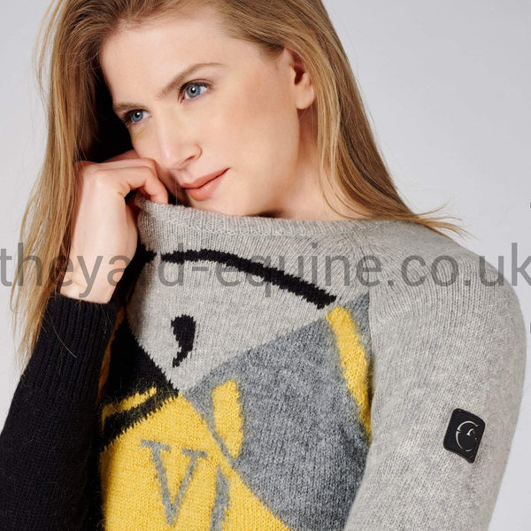 Vestrum Jumper - KNITWEAR INZELL YELLOW AND GREY-Jumper-Vestrum-S/UK8-Yellow/Grey-The Yard