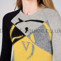 Vestrum Jumper - KNITWEAR INZELL YELLOW AND GREY-Jumper-Vestrum-S/UK8-Yellow/Grey-The Yard