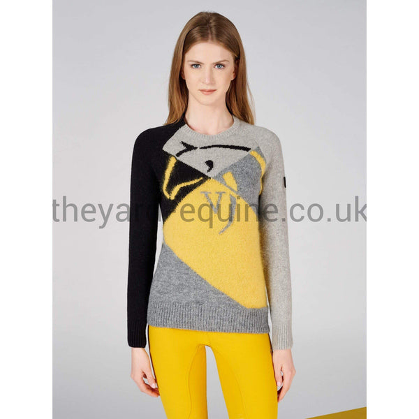 Vestrum Jumper - KNITWEAR INZELL YELLOW AND GREY-Jumper-Vestrum-S/UK8-Yellow/Grey-The Yard