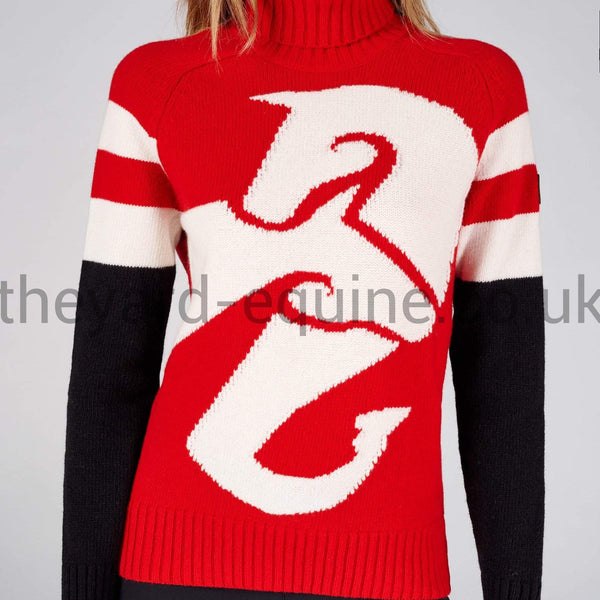 Vestrum Jumper - KNITWEAR TURLENECK THIENE RED AND CREAM-Jumper-Vestrum-S/UK8-Red/Cream-The Yard