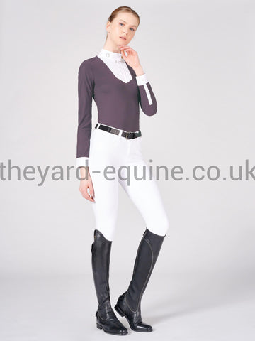 Vestrum Long Sleeve Competition Shirt - Ratisbona Lavanda Grey-Show Shirt-Vestrum-XS-Grey-The Yard