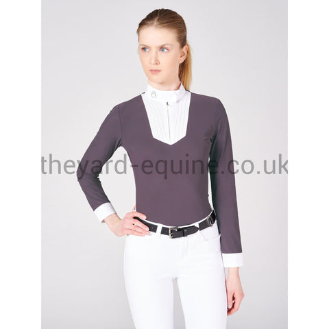 Vestrum Long Sleeve Competition Shirt - Ratisbona Lavanda Grey-Show Shirt-Vestrum-XS-Grey-The Yard