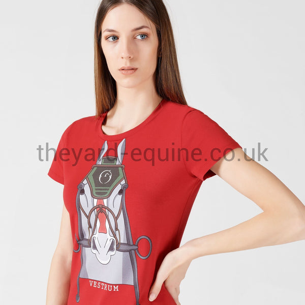 Vestrum T-Shirt - ICHIKAWA-T-Shirt-Vestrum-XS (UK 6)-Red-The Yard