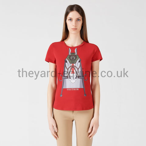 Vestrum T-Shirt - ICHIKAWA-T-Shirt-Vestrum-XS (UK 6)-Red-The Yard