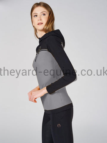 Vestrum Training Top - SILDAR BLACK/GREY-T-Shirt-Vestrum-XS (UK 6)-Black/Grey-The Yard