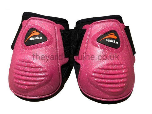 eQuick eLight Unicorn Tendon Boots-Young Horse Boots-eQuick-Small-Pink-Hind-The Yard