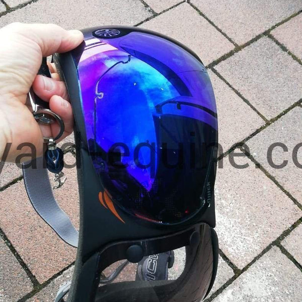 eQuick eVysor Protective Eye Goggles - Spare Lenses-Sun Visor-eQuick-O/S-Blue (Mirrored)-The Yard