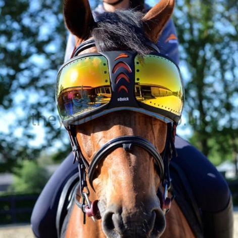 eQuick eVysor Protective Eye Goggles-Sun Visor-eQuick-O/S-Orange (Mirrored)-The Yard